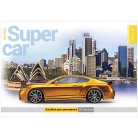 OfficeSpace Альбом для рисования "Авто. Car & city", 40 листов, А4, на склейке