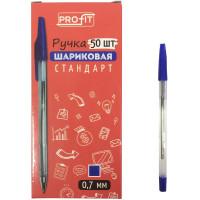Проф-Пресс Ручка шариковая "Стандарт", синяя, 0,7 мм