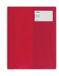 Durable Папка-скоросшиватель для проектов "Project File", с кармашком, цвет красный