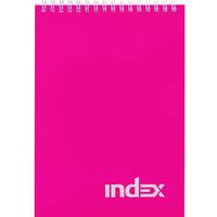 Index Блокнот "Index", на гребне, лиловый, А5, 40 листов в клетку