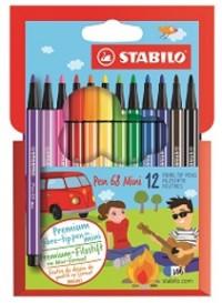 STABILO Фломастеры "Pen 68 Mini", 12 цветов