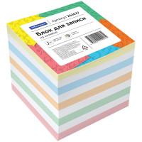 OfficeSpace Блок для записи на склейке, 8x8x8 см, цветной