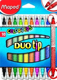 Maped Фломастеры "Color Peps. Duo tip", 10 цветов