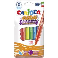 Carioca Фломастеры неоновые "Neon", 8 цветов