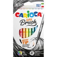 Carioca Набор фломастеров для каллиграфии "Super Brush", 10 цветов