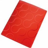 PANTA PLAST Папка с прижимным механизмом "Omega", А4, красный, 450 мкр