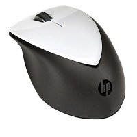 HP x4000 Wireless Mouse (Linen White) with Laser Sensor Black-White