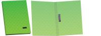 Pierre Cardin Папка пластиковая с металлическим прижимом "Geometrie Green", А4