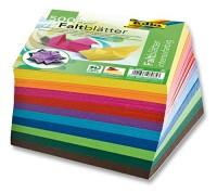 FOLIA Блок цветной бумаги, 7,5х7,5 см, 10 цветов, 500 листов