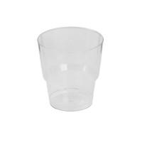 Мистерия (посуда) Набор стаканов одноразовых для холодных напитков "Кристалл", прозрачный (6 штук по 0,2 л)