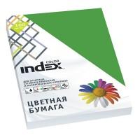 Index Бумага цветная "Color", А4, 80 г/м2, 100 листов, ярко-зеленый
