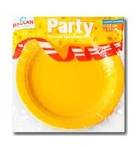 Paclan Набор бумажных тарелок  "Party", диаметр 23 см, 12 штук