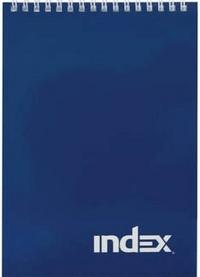 Index Блокнот на гребне "Office classic", синий, А4, 60 листов