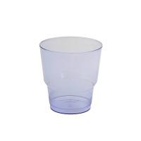 Мистерия (посуда) Набор стаканов одноразовых для холодных напитков "Кристалл", синий (6 штук по 0,2 л)