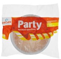 Paclan Набор одноразовых тарелок  "Party", диаметр 18,5 см, 6 штук