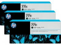 HP 771C Matte Black Ink Cartridge 3-Pack