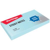 Berlingo Самоклеящийся блок "Ultra Sticky", 125x75 мм, 100 листов, пастель голубой