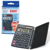 Staff Калькулятор карманный "STF-638", 8 разрядов, двойное питание, 120х75 мм
