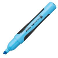 Index Текстовыделитель, 1-5 мм, голубой, клиновидный наконечник, грип