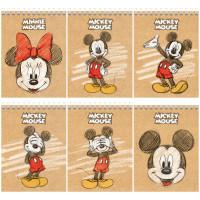 Hatber Блокнот на гребне "Disney. Микки Маус", А6, 40 листов, клетка