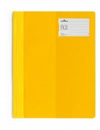 Durable Папка-скоросшиватель для проектов "Project File", с кармашком, цвет желтый