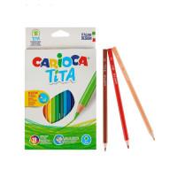 Carioca Набор цветных пластиковых карандашей "Tita", 18 цветов