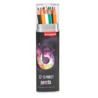 Bruynzeel Набор цветных карандашей "Back to School", 12+6 штук (розовая упаковка)