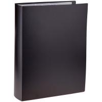 OfficeSpace Комплект папок со 100 вкладышами, 35 мм, 600 мкм, цвет: черный (4 штуки в комплекте) (количество товаров в комплекте: 4)