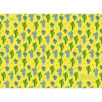 Канц-Эксмо Блокнот для эскизов и зарисовок "Зеленый орнамент (кактусы)", 40 листов