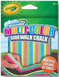 Crayola Мел для асфальта многоцветный, 5 штук