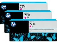 HP 771C Magenta Ink Cartridge 3-Pack