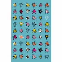 Канц-Эксмо Блокнот "Разноцветные птички", А5, 40 листов, клетка