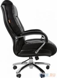 CHAIRMAN Офисное кресло 405 (экокожа, хромированный металл, газпатрон 4 кл, ролики BIFMA 5,1, механизм качания)