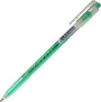 Crown Ручка гелевая "Люрекс", светло-зеленая, 1 мм