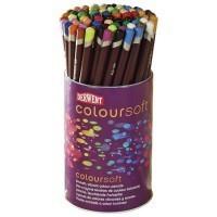 Derwent Набор 72 цветных карандаша "Coloursoft", 24 цвета по 3 штуки