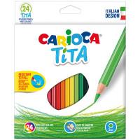 Carioca Карандаши пластиковые "Tita", 24 цвета