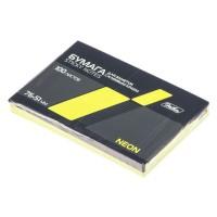 Хатбер-пресс Бумага для заметок "Neon", 76х51 мм, 100 листов, желтая