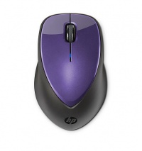 HP x4000 Wireless Mouse (Bright Purple) with Laser Sensor Black-Violet