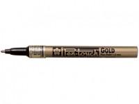 Sakura Маркер "Pen-Touch", тонкий стержень, 0,7 мм, цвет: золотой