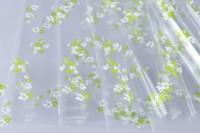 Китай Пленка &quot;Анютины глазки&quot;, цвет: бело-салатовый, 70 см x 7,8 м, арт. 71417