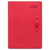 Index Ежедневник датированный на 2020 год "Bern", B5, 168 листов, линия, цвет обложки красный