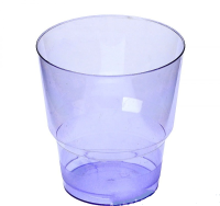 Buffet Набор стаканов одноразовых для холодных напитков "Кристалл", сиреневый (6 штук по 0,2 л)