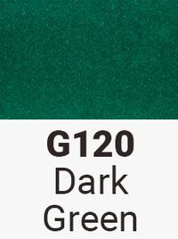 Sketchmarker Маркер двухсторонний "Brush", на спиртовой основе, цвет: G120 темный зеленый