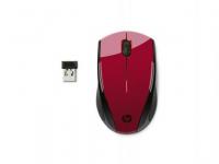 HP Мышь X3000 K5D26AA черно-красный USB