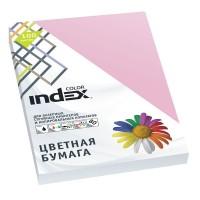 Index Бумага цветная "Color", А4, 80 г/м2, 4 пастельных цвета по 25 листов