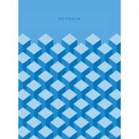 Канц-Эксмо Блокнот "Геометрия цвета. Синий", А6, 40 листов, клетка