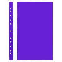 Index Папка-скоросшиватель с европланкой, А4, фиолетовая