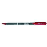 Index Ручка шариковая &quot;Slender&quot;, пластиковый тонированный корпус, 0,5 мм, красная