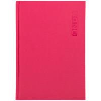 Index Ежедневник датированный на 2020 год "Basic", А5, 168 листов, линия, цвет обложки пурпурно-красный