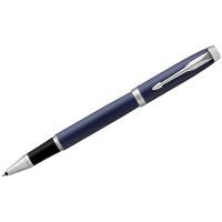 Parker Ручка-роллер "IM Matte Blue CT", черная, 0,8 мм